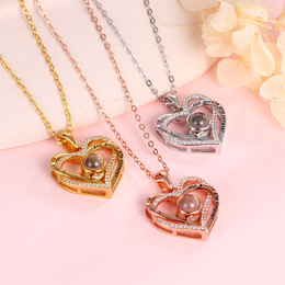 Personalized Circle Photo Necklace