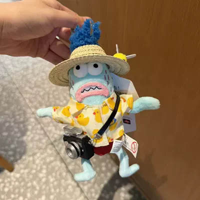 Doll, Pluş açarlıqlar - straw-hat-duck-panicked-fish-small-pendant-genuine-authorization