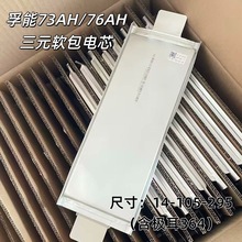 全新孚能3.7V73Ah76Ah三元軟包聚合物鋰電池動力電芯電動車電池組