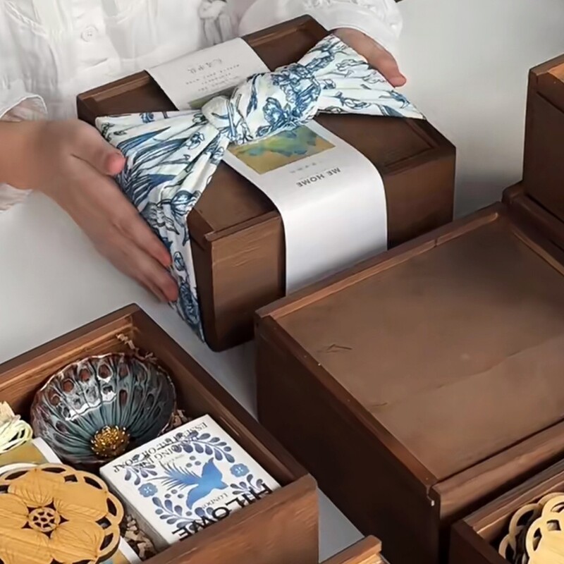 新款中秋包装盒广式流心月饼蛋黄酥点心木盒中式糕点绿豆糕礼盒|undefined