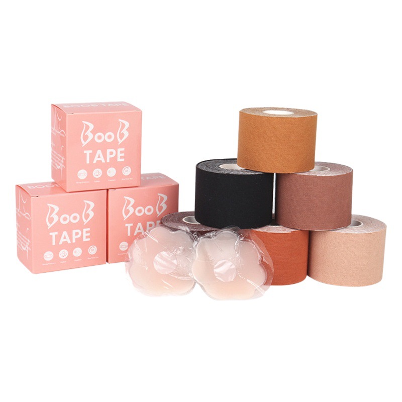 Gather Breathable Chest Breast Sticker Sports Muscle Sticker Chest Latch Patch Chest Meat Sticker Tape Invisible Latch Tape