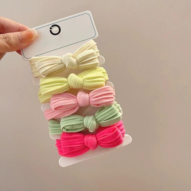 Ins viento frío gradiente gris 3 correas para el cabello gruesas y de alta elasticidad bandas de goma para atar el cabello