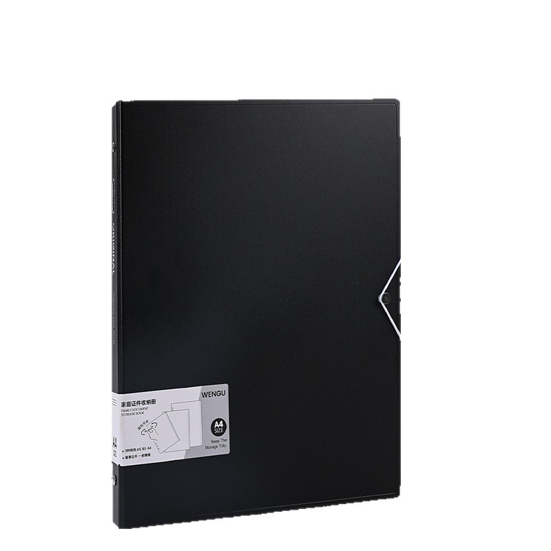 Bolsa de almacenamiento de documentos de familia a4b5a5 certificado de nacimiento libro de archivo de archivo cubierta de tarjeta de protección de documentos