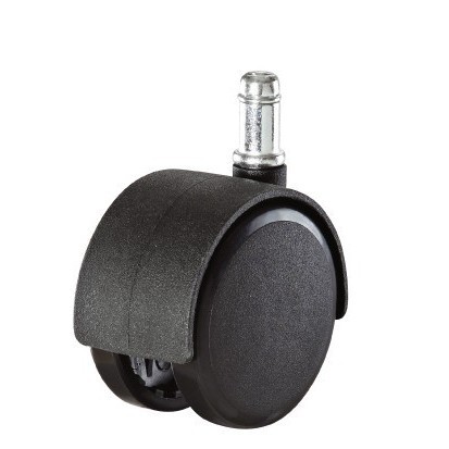 尼龙脚轮 婴儿车轮子办公椅万向脚轮五金配件插杆万向轮