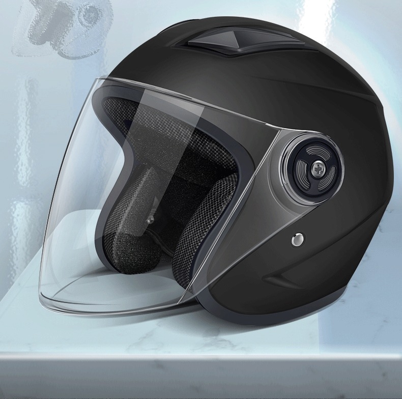 Electric Vehicle Helmet 3C Warm Standard Safety Half Helmet