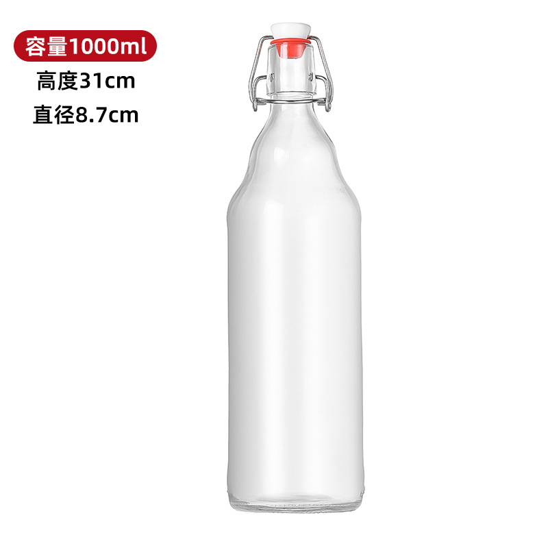 916 원형병 1000ml 투명