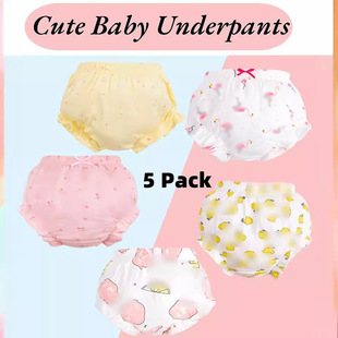 Baby Cotton Potty Training Pants Children's Training Pants Absorbent Cartoon Print Customized Custom Processing Wholesale Factory