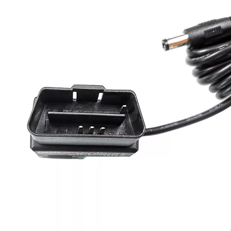 12V Car Obd to Dc Parking Monitoring Power Cable Dash Cam 4-Channel Video Recorder Vibration Sensor Car-Mounted