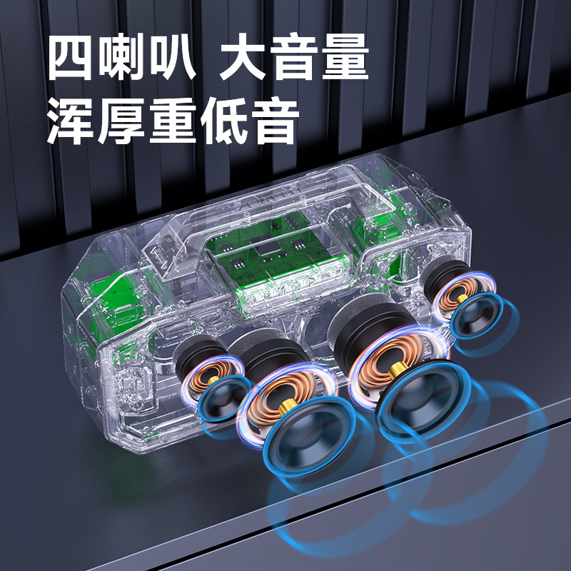 Personalizado entusiasta S57 altavoces Bluetooth altavoces al aire libre altavoz de alta potencia subwoofer inalámbrico K-sonido doméstico