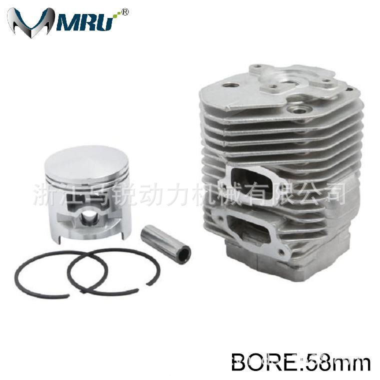 切割锯配件汽缸/气缸 760 58MM 陶瓷 建筑机械配件