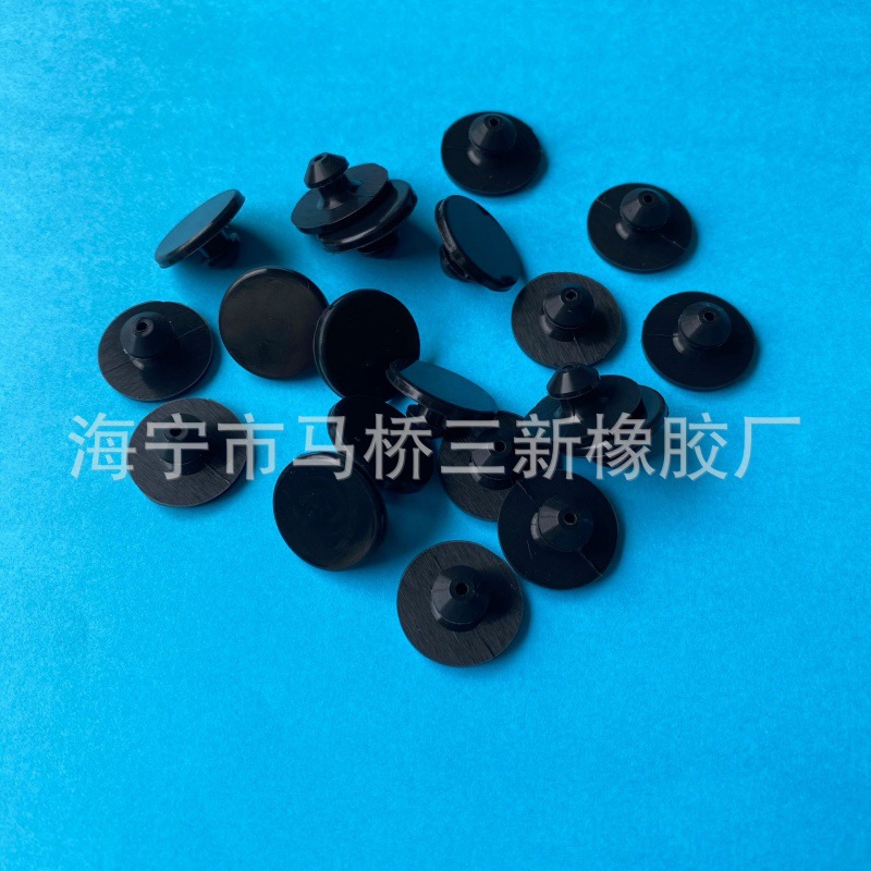 卡槽硅胶塞 硅胶塞 黑色硅胶塞 防水硅胶塞 硅胶堵头 螺丝孔胶塞