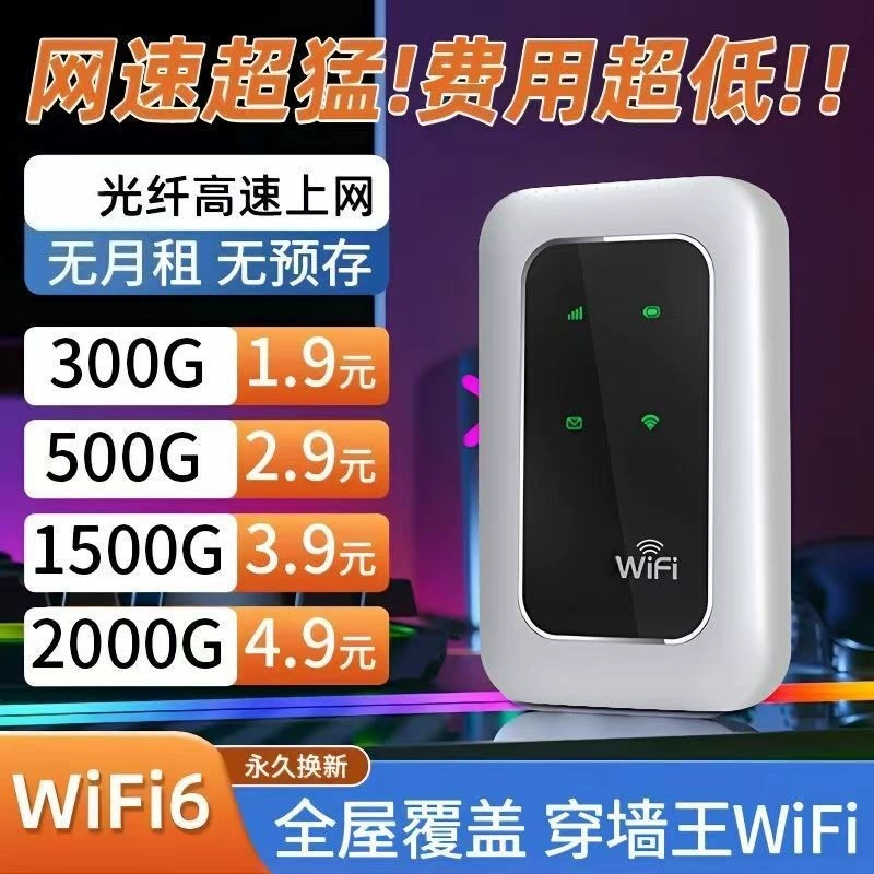 Портативный Wi-Fi с режимом онлайн на 2025 года, для дома, школа, мобильный интернет без ограничений, любая платформа