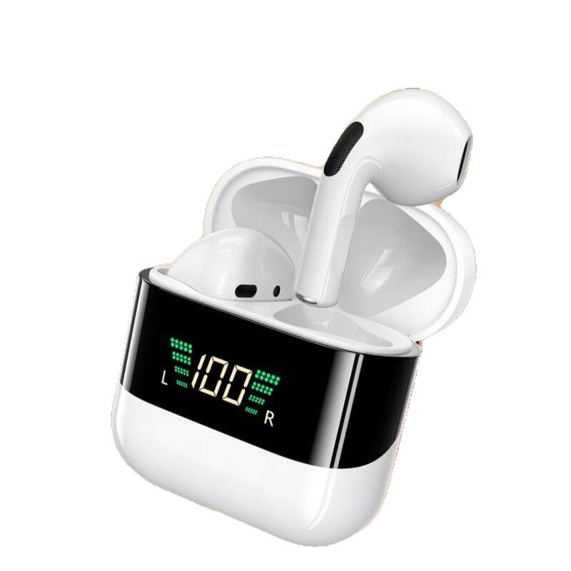 スマートワイヤレスデジタルディスプレイBluetoothイヤホン ステレオノイズキャンセリング 2025年新型 携帯電話・タブレット汎用 スポーツ タッチスクリーン対応|undefined