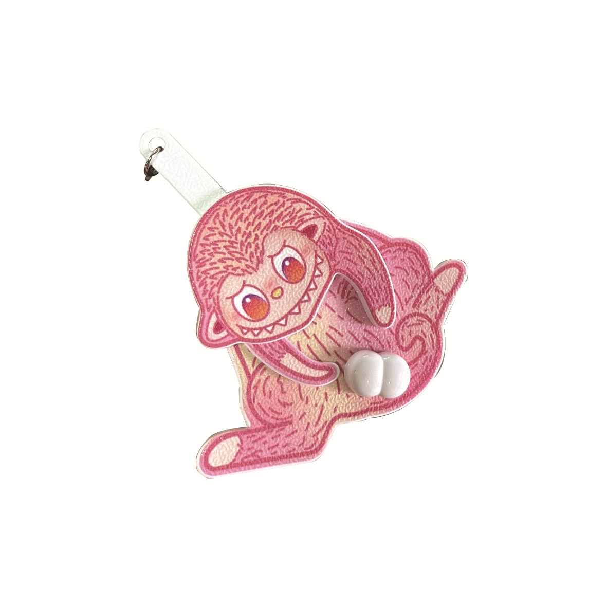 【핑크】알을 가지고 노는 원숭이 펜던트