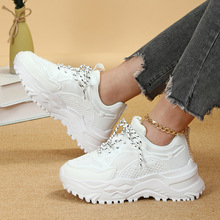 晋江冷粘鞋潮流厚底老爹鞋女鞋时尚百搭休闲运动鞋情侣款户外潮鞋