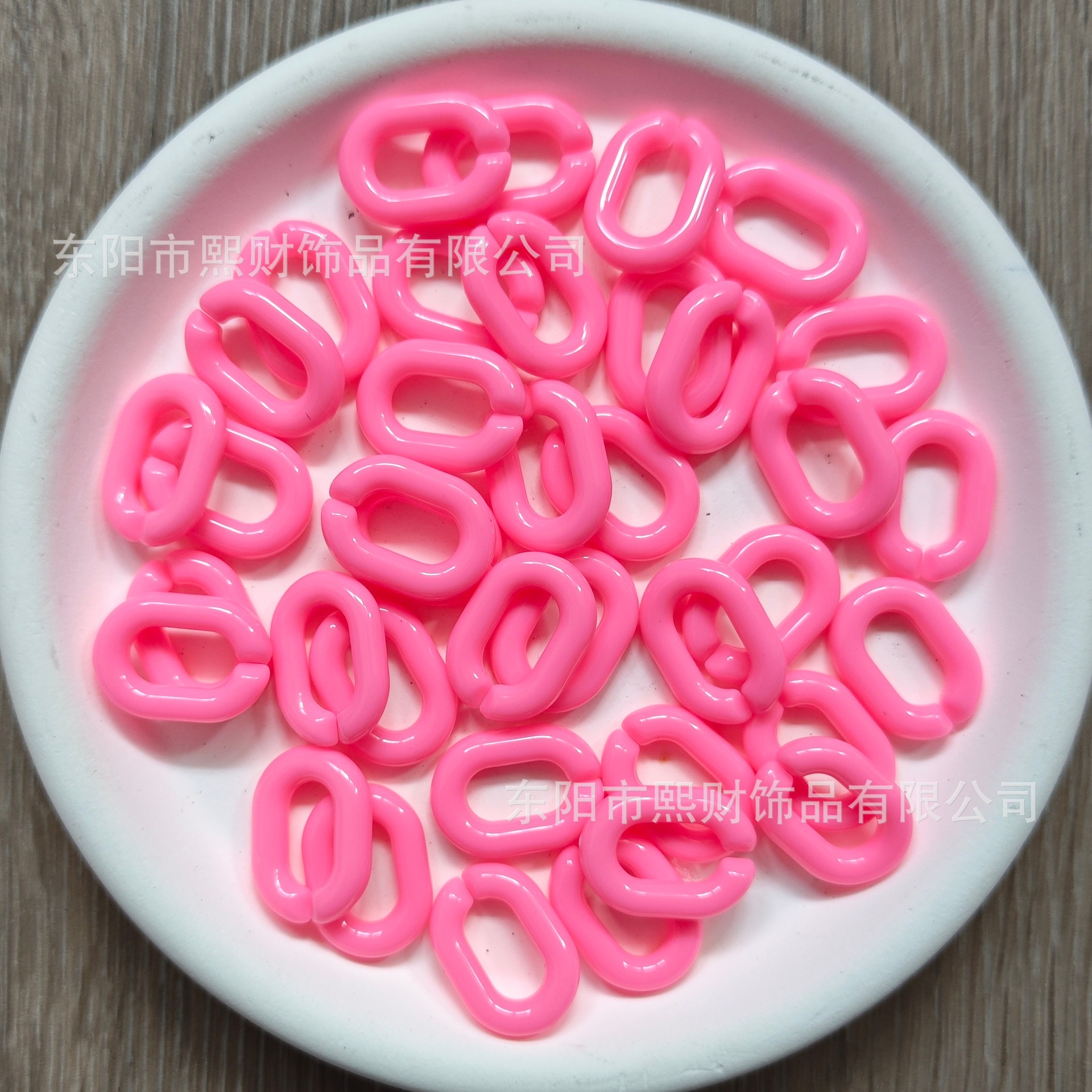20x14mm color acrílico cadena hebilla anillo llavero bolsa colgante accesorios de la joyería de DIY fábrica al por mayor