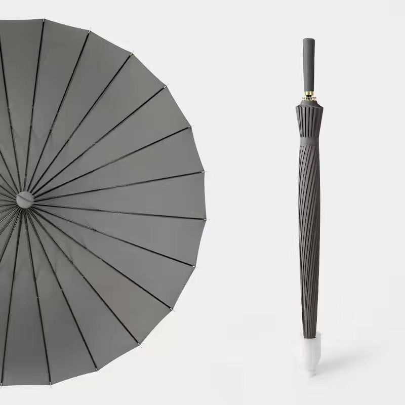 [인기 있는 직선 핸들 색상] 24본 방수 커버 다크 그레이 자동