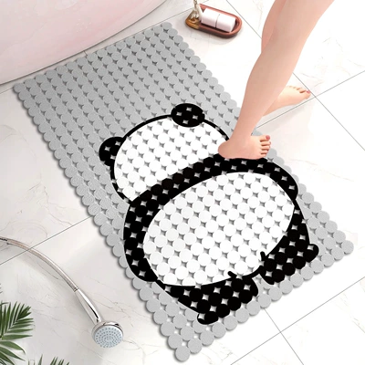 Foot Mat, Bathroom Floor Mat, Avtomobil döşəmə paspasları - panda-back-70x40cm-environmentally-friendly-odorless-shipped-on-the-same-day-simple-round-style