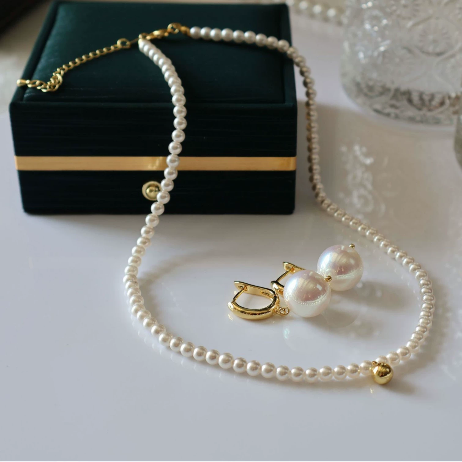 Серьги из жемчуга, аксессуар, простой и элегантный дизайн, Amazon