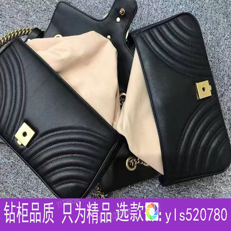 Dropshipping Double g Women's Bag Heart Bag Cowhide Quilted Ma Meng Bag Mini Dionysian Bag Single Shoulder Crossbody Chain Bag