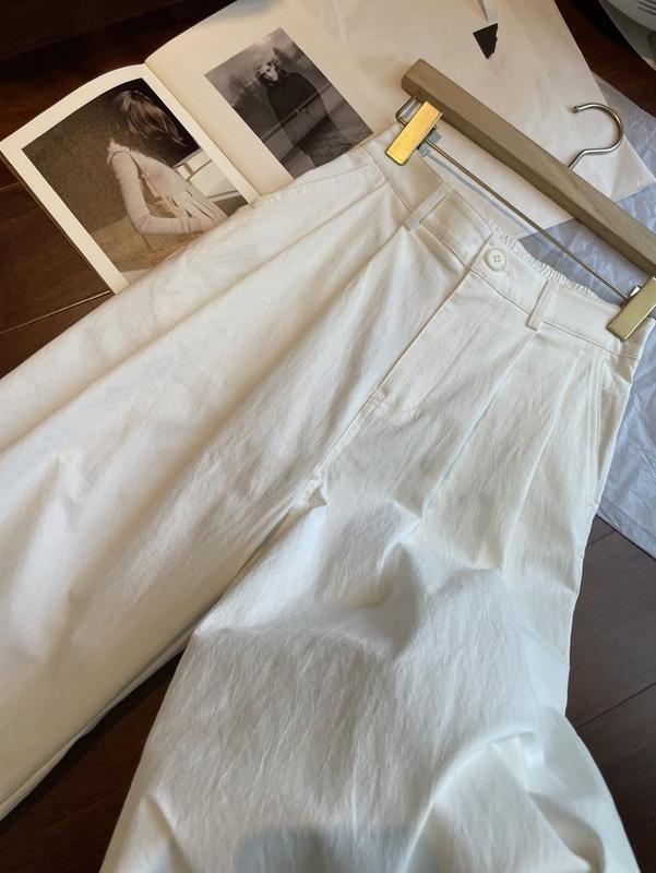 掌柜自留！版型巨板正~2025早秋款压褶后松紧舒适直筒裤女G081815|undefined
