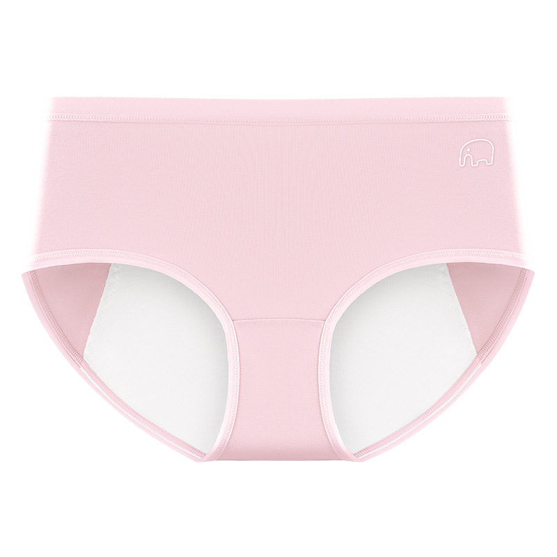 La ropa interior menstrual de la tía grande de cintura media de algodón puro aumenta y ensancha, a prueba de fugas, pantalones fisios de elefante ligeros y transpirables, refrescantes image 8