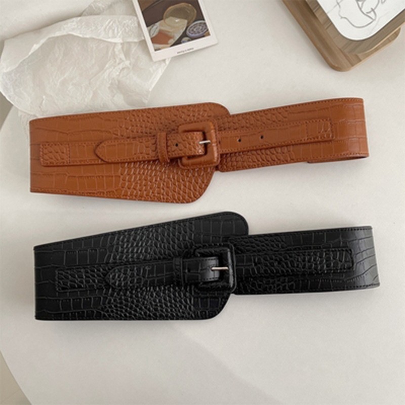 Streetwear Solid Color Pu Leather Women's Leather Belts display picture 2