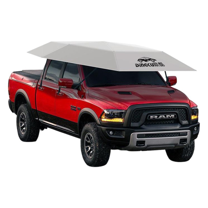 Dingku Mobile car Canopy parasol automático del coche cubierta de protección solar cubierta del techo cubierta del coche a prueba de lluvia aislamiento térmico grueso plegable cobertizo del coche
