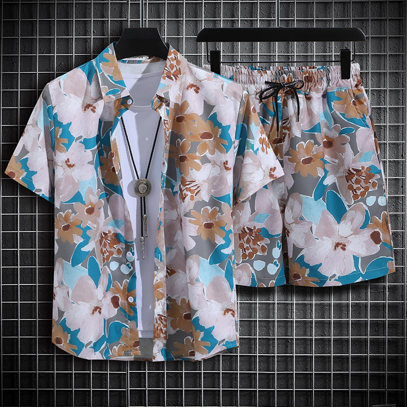 Hainan Island Wear Beach Shirt Men's Sui...