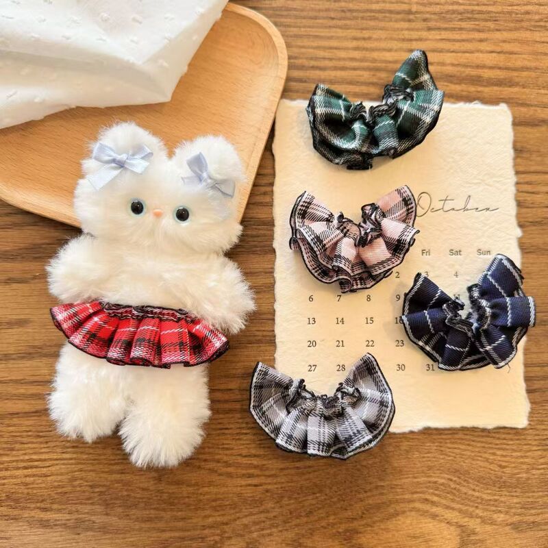 17cm Labubu Kt Cat Zsiga Academy Style Doll Clothes 4-Inch Doll Mini Skirt Accessories Doll Dress-Up Outfits