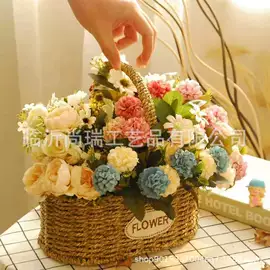 植物工艺品;收纳篮/筐;女士手提包
