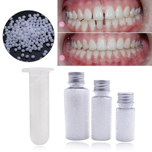 Halloween Denture Bag Bottled Tooth Glue Granules Bulk Tooth Decoration Fillings Resin Fixed Hot Melt Adhesive for Dentures