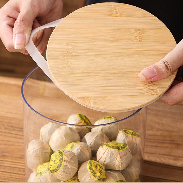 tanque de almacenamiento de cáscara de naranja gran capacidad barril de sellado de grado alimenticio contenedor de PET lata de té almacenamiento de botella vacía almacenamiento de barril