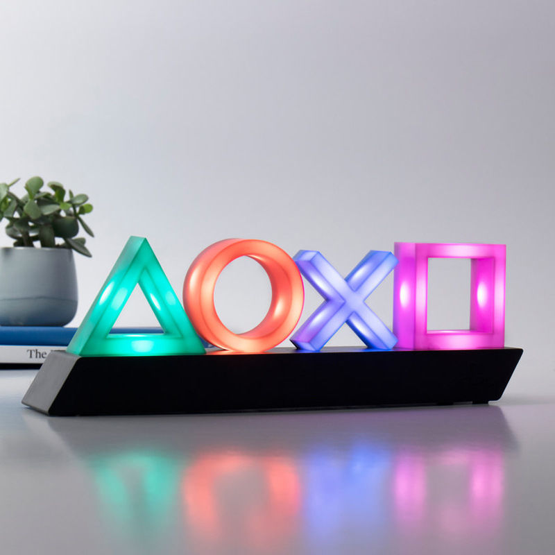 Sony PS4 icono luz música ritmo luz de la noche luz juego atmósfera luz PlayStation escritorio luz decorativa