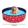 Pet pool red smiley face 160cm