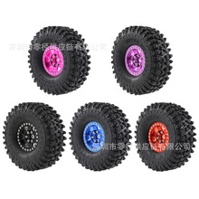 4pcs 1.9英寸金属轮辋SCX10 TRX 1/10遥控履带模型汽车零件轮胎组