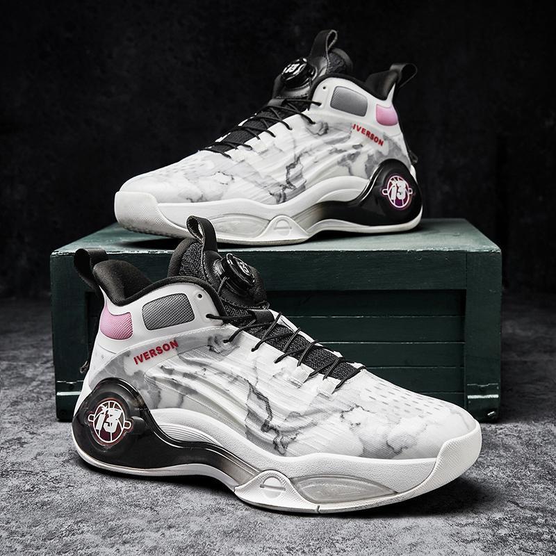 Iverson/Iverson Basketball Shoes Low-top Men's 2025 New Summer Wear-resistant Breathable Student Guard Practical Shoes