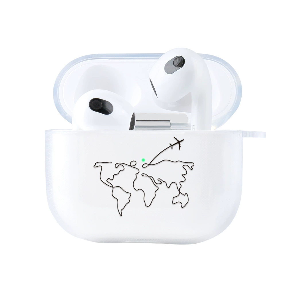 Совместимый с Apple, защитный чехол для свежих наушников, Bluetooth, коллекция 2021 года