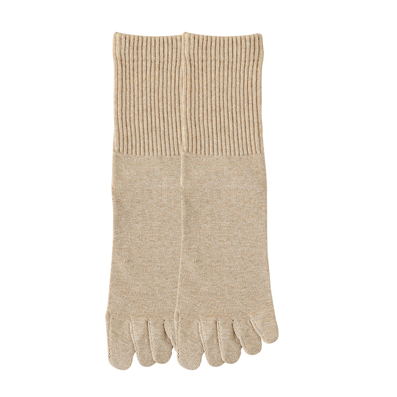 Calcetines de cinco dedos para hombres otoño y invierno antiolor sudor absorción calcetines de algodón sin hueso anti-bulleting calcetines para hombres