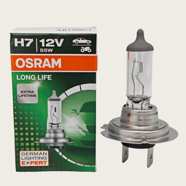 Osram Osram 12V Long-Life Car Headlight Bulb H7 High and Low Beam Halogen Car Headlight 64210L