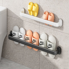 浴室拖鞋架壁挂式免打孔卫生间墙壁厕所鞋子沥水置物挂架收纳批发