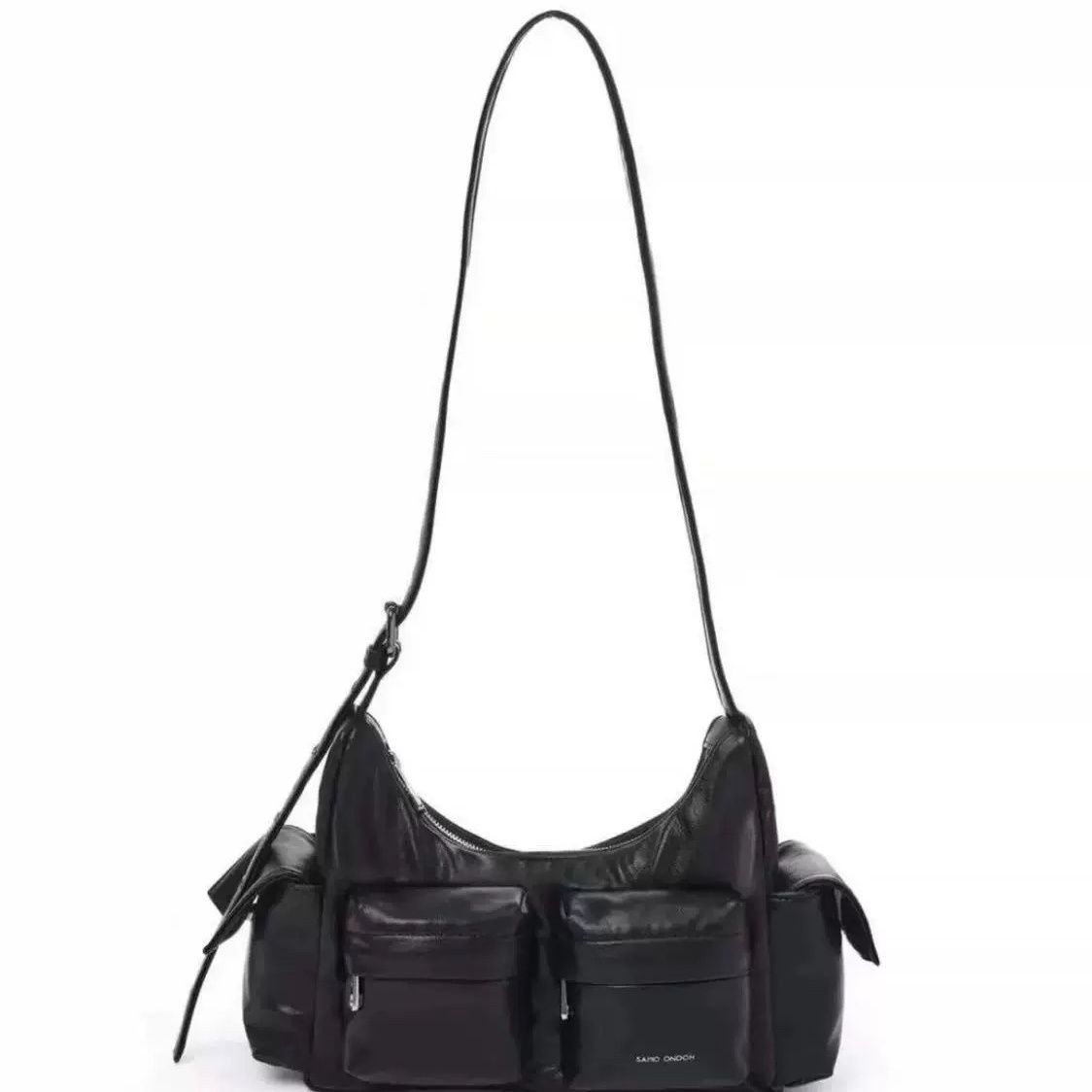 Ond Samooh estilo coreano de moda de mujer brazo locomotora bolso de hombro bolso ajustable de bolsillo