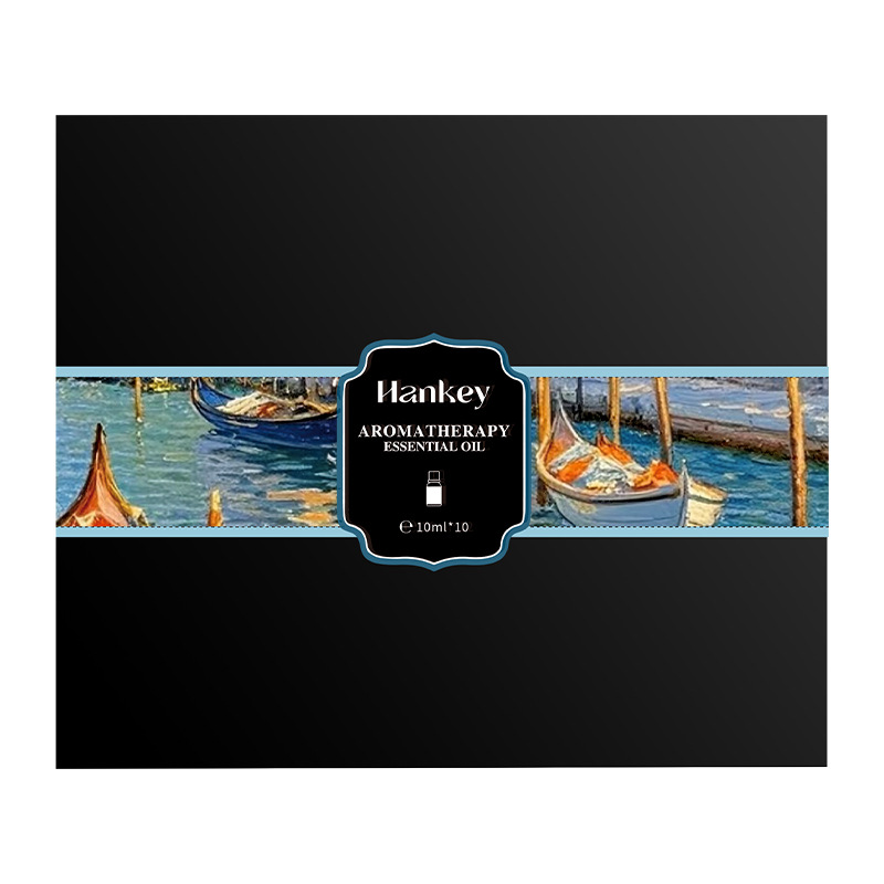 Juego de 12 Aceites Esenciales de Aromaterapia Transfronterizos, Caja de Regalo con Fragancia Duradera, Juego de 3 Aceites Esenciales de Aromaterapia Solubles en Agua para Comercio Exterior