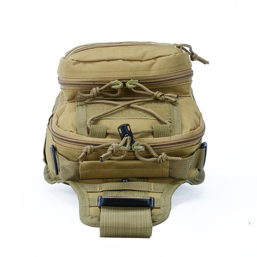 Black Hawk Column Factory Direct Sales Outdoor Camouflage Tactical Shoulder Chest Bag 600D Oxford Fabric Waterproof Chest Bag