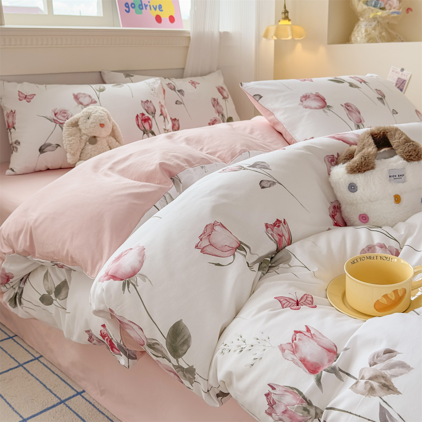 Cama de algodón 100% algodón puede dormir desnudo casa doble colcha cubierta de cuatro estaciones universal 2025 nuevo