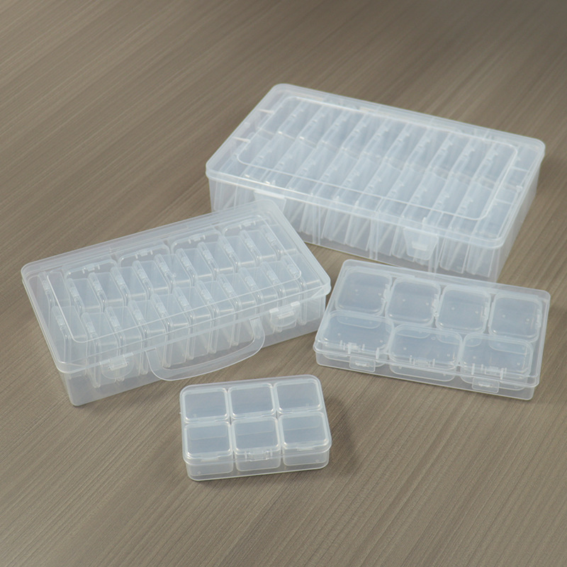 箱中箱セット箱マルチ収納小物防塵整理展示箱プラスチック透明PP多規格ピアスケース|undefined