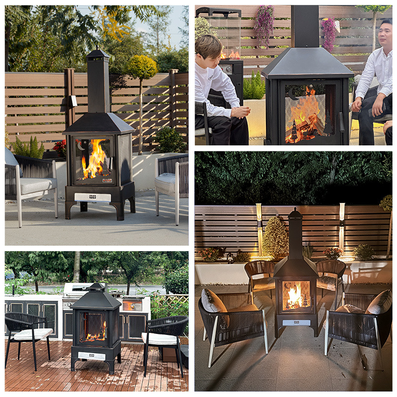 horno al aire libre leña hogar jardín hogar horno de barbacoa hoguera horno de campamento horno de calentamiento horno de té