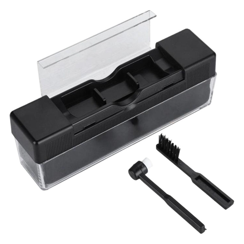 En stock rápido pelo vinilo fonógrafo cepillo de limpieza fonógrafo herramienta de limpieza traje de limpieza accesorios fonógrafo de vinilo