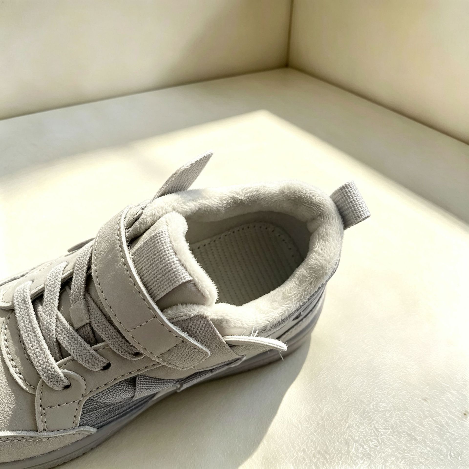 Mi Le Chao Niño algodón, zapatos de moda para niños, zapatos deportivos de cuero para niños, zapatos casuales de cuero impermeables image 4