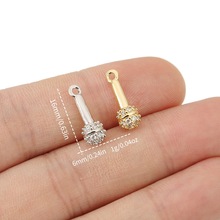 �͹ł���ԒͲ�����Ή��Ƕ�ʯ�~�18k������diy�Ʒ��������L